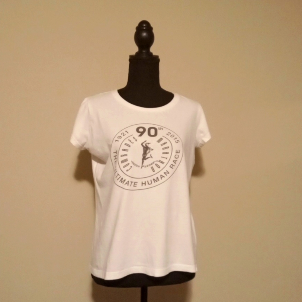New Balance Short Sleeve White Tee Size Medium